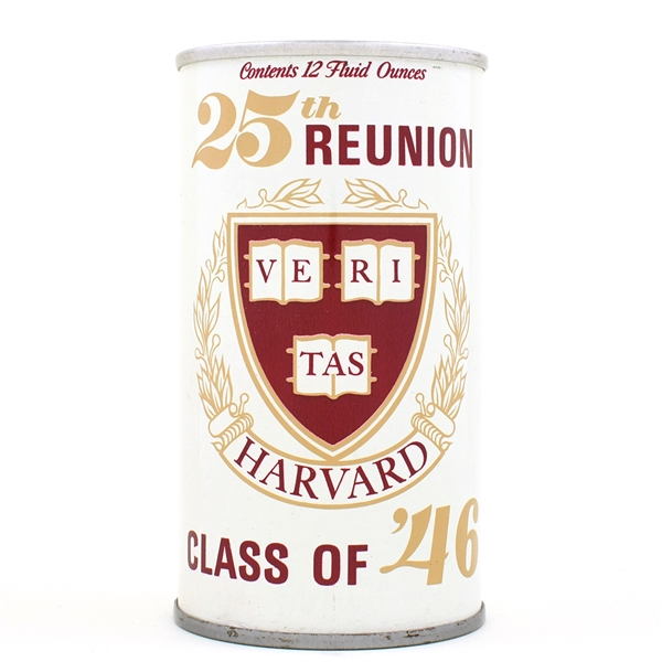 Black Label Harvard Class of 46 Reunion Bank Lid Pull Tab MINTY 216-11