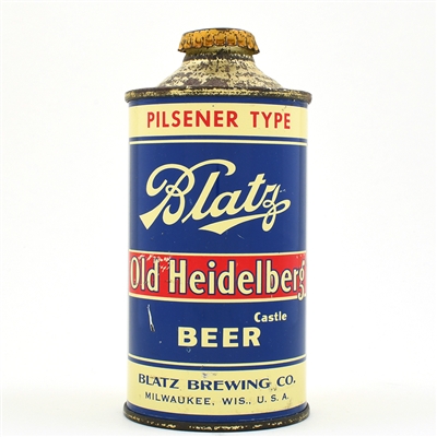 Blatz Old Heidelberg Beer Cone Top 153-17