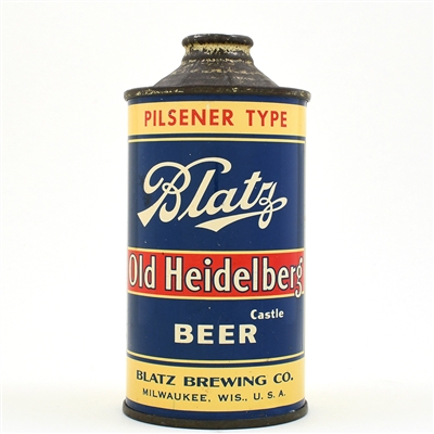 Blatz Old Heidelberg Beer Cone Top 153-20