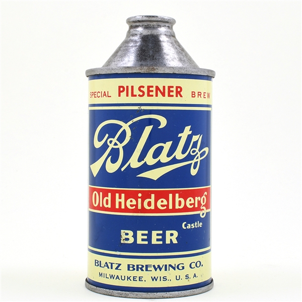 Blatz Old Heidelberg Beer Cone Top 153-25