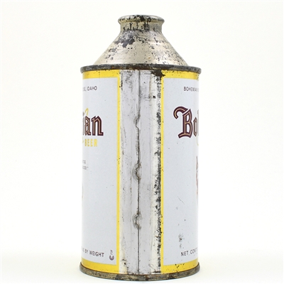 Bohemian Club Beer Cone Top NOT OVER 4 PERCENT L154-3 UNLISTED