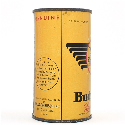 Budweiser Beer Instructional Flat Top 68A X 43-35 OI UNLISTED