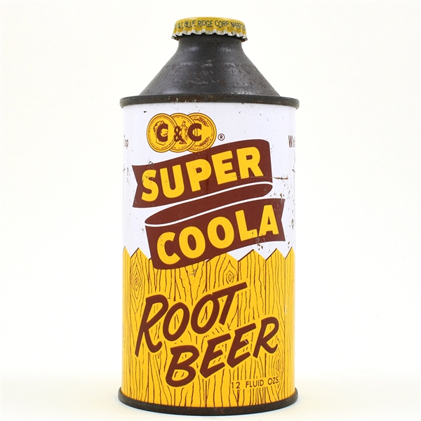 C and C Super Coola Root Beer Soda Cone Top