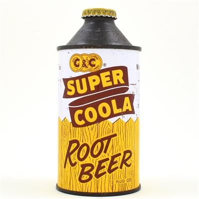 C and C Super Coola Root Beer Soda Cone Top