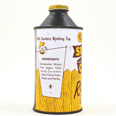 C and C Super Coola Root Beer Soda Cone Top