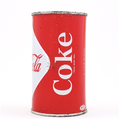 Coca-Cola Canadian Soda Flat Top TORONTO ENAMEL RED