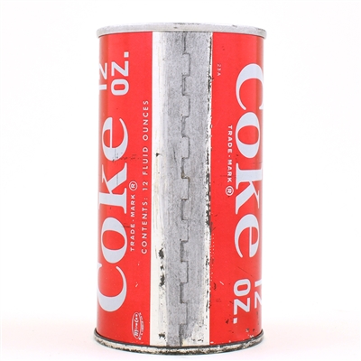 Coca-Cola Soda Zip Top METALLIC DOGBONE