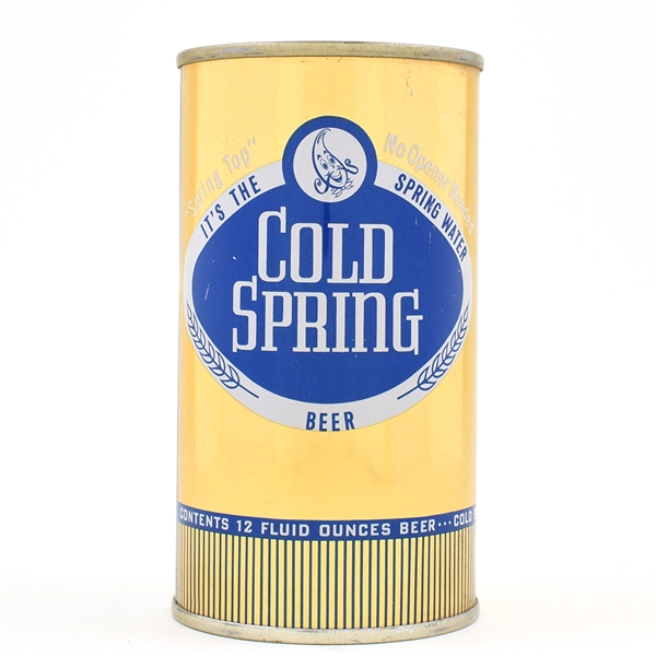 Cold Spring beer Bank Lid Pull Tab DARK BLUE 55-31