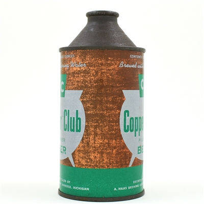 Copper Club Beer Cone Top HAAS 158-13