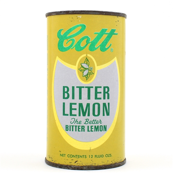 Cott Bitter Lemon Soda Flat Top
