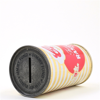 Cott Raspberry Soda Bank Lid Flat Top JIMMY FUND LID