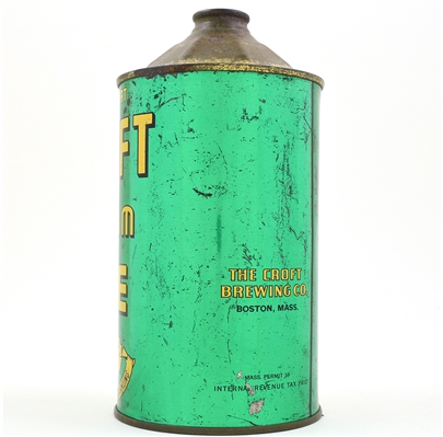 Croft Cream Ale Quart Cone Top 3 PRODUCTS ACTUAL 206-4