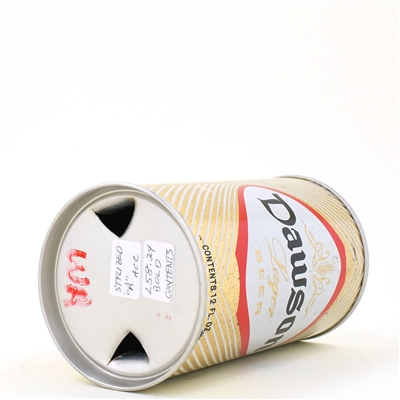 Dawson Lager Beer Tab Top WILLIMANSETT BOLD CONTENTS