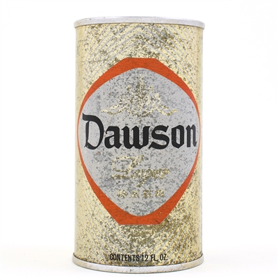 Dawson Lager Beer Pull Tab BOLD CONTS NO STYLIZED A