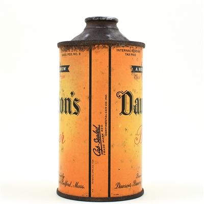 Dawsons Beer Cone Top 159-4 VERY RARE LIKELY BEST