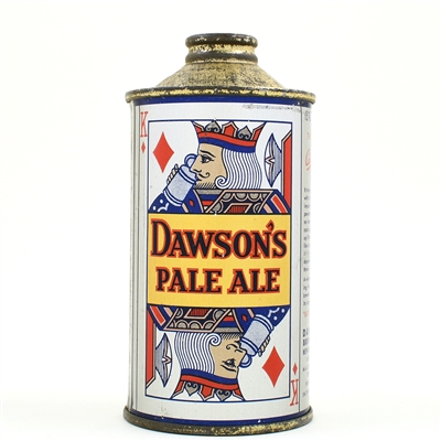 Dawsons Pale Ale Cone Top WITH U PERMIT 158-25 RARE THIS CLEAN