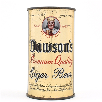 Dawsons Premium Quality Beer Flat Top NON-IRTP 53-16 RARE