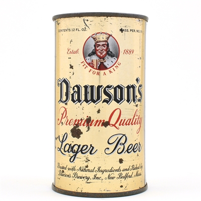 Dawsons Premium Quality Beer Flat Top NON-IRTP 53-16 RARE