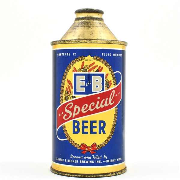 E and B Special Beer Cone Top 160-15