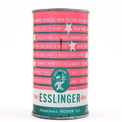 Esslinger Parti Quiz Set 9 Flat Top ONE-ARMED RODGERS L60-36