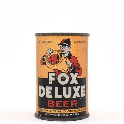 Fox De Luxe 8 Ounce Instructional Flat Top U PERMIT 241-4 OI 296 RARE