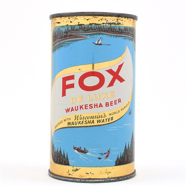Fox De Luxe Beer Flat Top PETER FOX BLACK WRITING 65-26