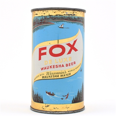 Fox De Luxe Beer Flat Top PETER FOX BLACK WRITING 65-26