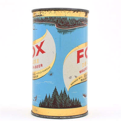Fox De Luxe Beer Flat Top PETER FOX BLACK WRITING 65-26