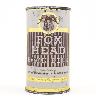 Fox Head Bock Beer Flat Top BOCK LID FOX HEAD 66-16