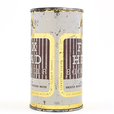 Fox Head Bock Beer Flat Top BOCK LID FOX HEAD 66-16