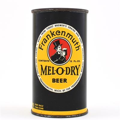 Frankenmuth Mel-o-Dry beer Flat Top BLOCK KEGLINED 66-30