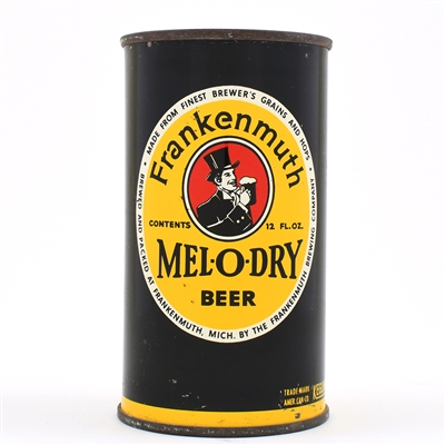 Frankenmuth Mel-o-Dry beer Flat Top BLOCK KEGLINED 66-30