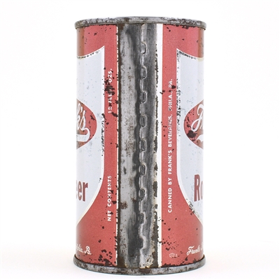 Franks Root Beer Soda Flat Top