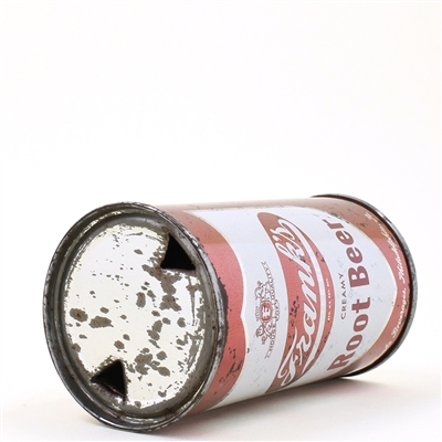 Franks Root Beer Soda Flat Top