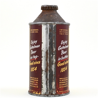 Gettelman Beer Cone Top IRTP 164-22