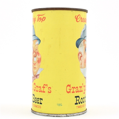 Granpa Grafs Root Beer Soda Bank Lid Flat Top