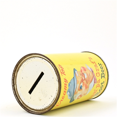 Granpa Grafs Root Beer Soda Bank Lid Flat Top