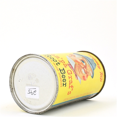 Granpa Grafs Root Beer Soda Bank Lid Flat Top