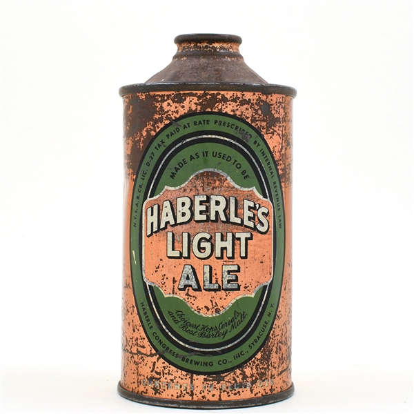 Haberles Light Ale Cone Top 168-11