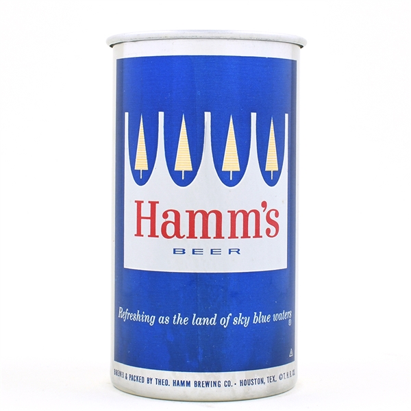Hamms Beer Aluminum Drinking Cup PRES MESSAGE HOUSTON UNLISTED TOUGH