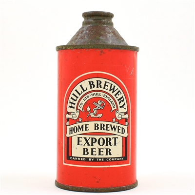 Hull Brewery Export Beer English Cone Top EARLY RARE