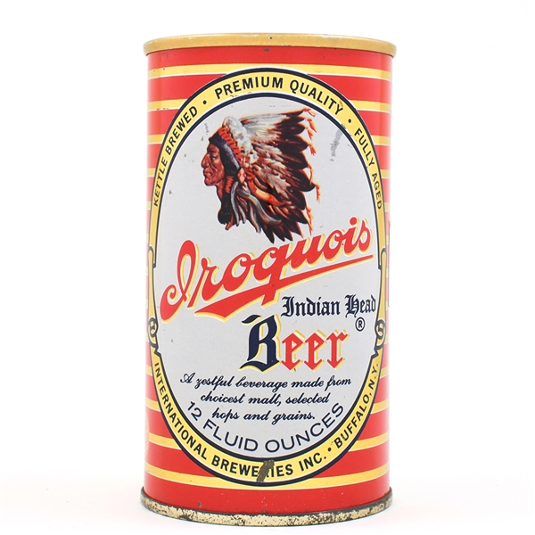 Iroquois Indian Head Beer Zip Top 82-4