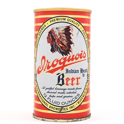 Iroquois Indian Head Beer Zip Top 82-4