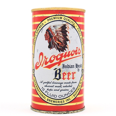 Iroquois Indian Head Beer Zip Top 82-4