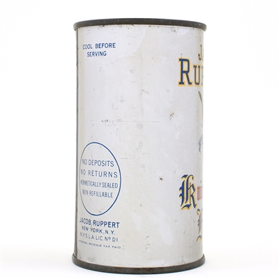 Jacob Ruppert Knickerbocker Beer Instructional Flat Top 17A X CODE 125-40 OI 446