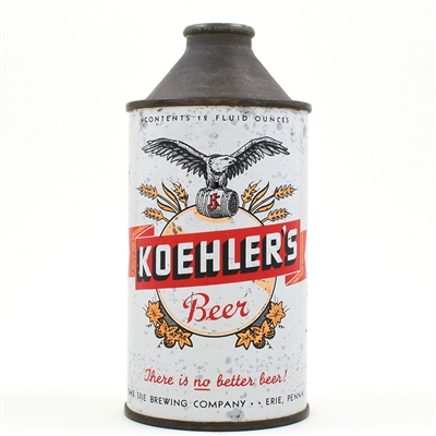 Koehlers Beer Cone Top 171-26