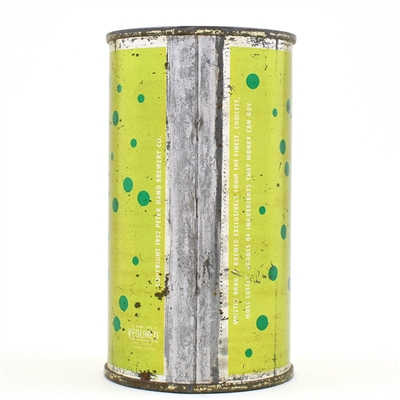 Meister Brau Abstract Color Set Flat Top 1952 DOTS LIME GREEN  95-18