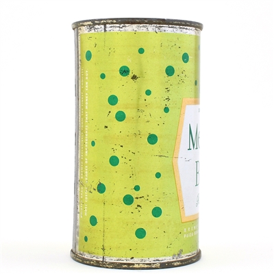 Meister Brau Abstract Color Set Flat Top 1952 DOTS LIME GREEN  95-18