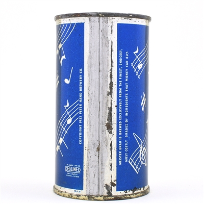 Meister Brau Abstract Color Set Flat Top 1952 MUSIC BLUE 95-17