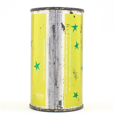 Meister Brau Abstract Color Set Flat Top 1952 STARS LIME GREEN  95-20